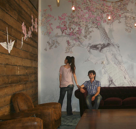 Pau y Thais en el Brondo Architect Hotel
